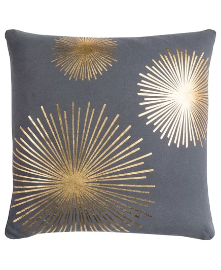 Декоративная подушка Rizzy Home Starburst 51×51 см, серая