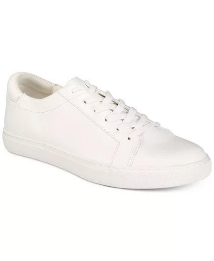  Женские кожаные кроссовки Kam на шнуровке white