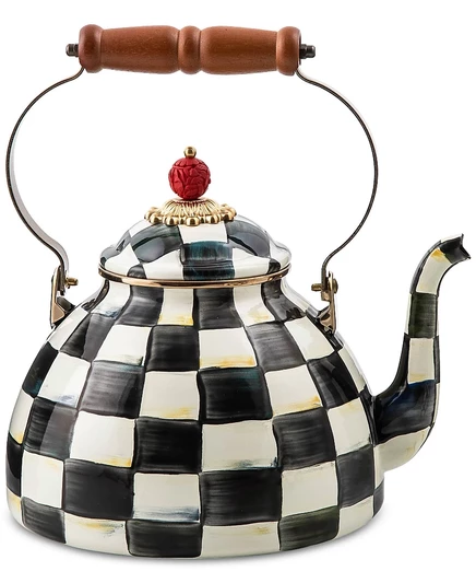 Эмалированный чайник Mackenzie-Childs Courtly Check, 2,8 л