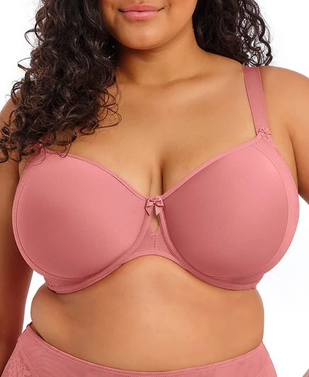 Бюстгальтер-футболка Elomi Plus Size Nerina на косточках розовый