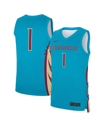 Мужская майка Nike Florida State Seminoles 1 альтернативная, бирюзовая