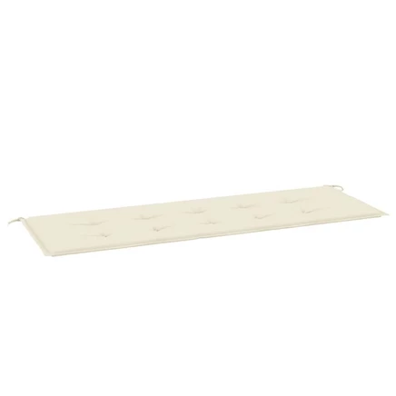 Подушка на скамью vidaXL 150×50×4 см Oxford, кремовая