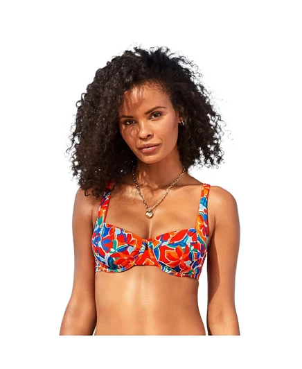 Женский топ бикини Swimsuits For All Essential Sweetheart, оранжевый
