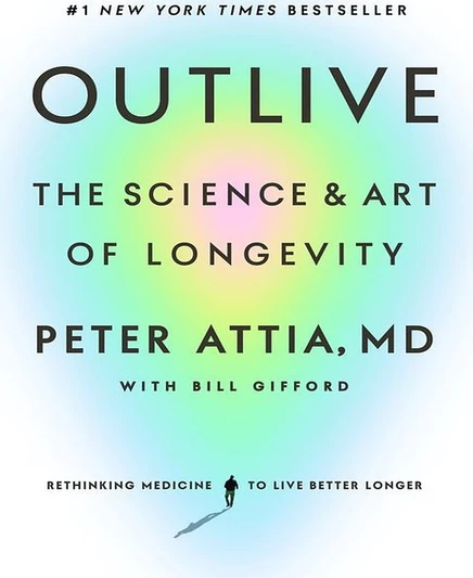 Книга Outlive — Питер Аттия, твердый переплет
