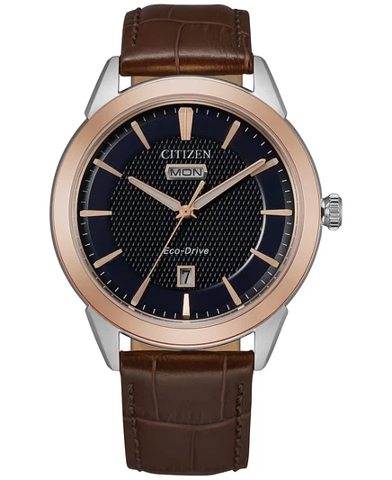 Мужские часы Citizen Corso Eco-Drive 40 мм, золотые