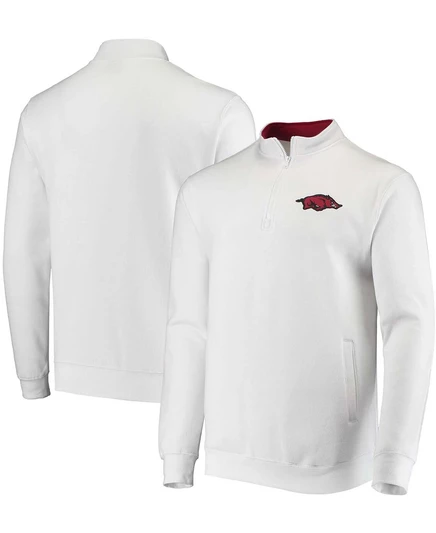 Мужская куртка на молнии с логотипом Arkansas Razorbacks Tortugas white