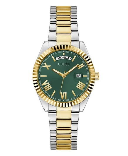 Женские часы Guess GW0308L5 36 мм, двухцветные, зелёный
