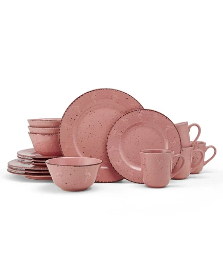 Столовый набор Pfaltzgraff Flamingo 16 пр., на 4, розовый
