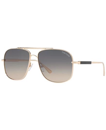  Мужские солнцезащитные очки, FT0669  gold pink/grey grad