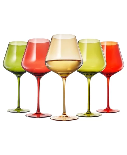 Праздничные бокалы для вина The Wine Savant, набор из 5 мульти-бокалов