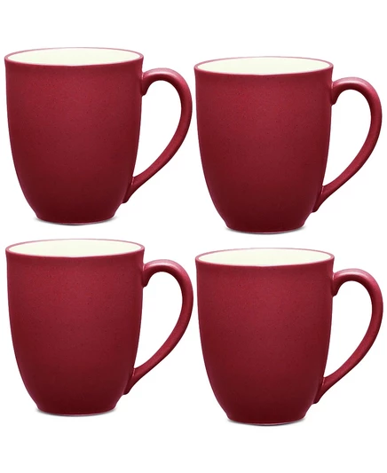 Набор кружек Noritake Colorwave XL 4 шт., 532 мл, розовый