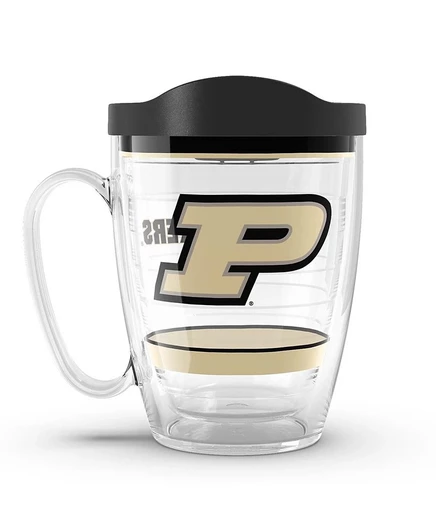 Кружка Tervis 470 мл Purdue Boilermakers с крышкой, разноцветная