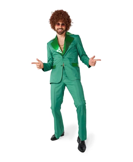 Мужской карнавальный костюм suitmeister Disco, зеленый