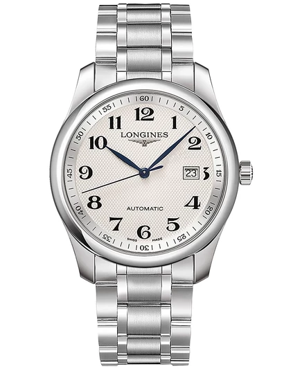 Мужские часы Longines Swiss Automatic 40 мм, серебристые