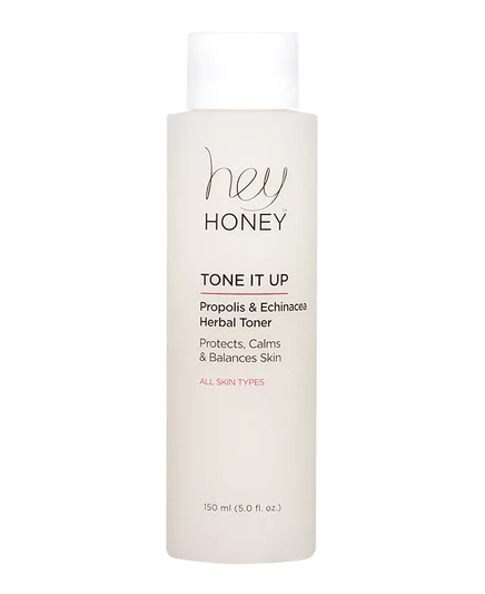 Тонер HEY HONEY Tone It Up с прополисом и эхинацеей