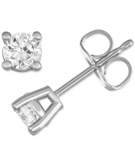 Серьги-гвоздики Forever Grown Diamonds, 0,5 карат, серебро