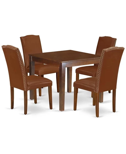 Обеденный гарнитур East West Furniture OXEN5-MAH-66, махагон