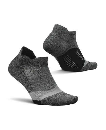 Мужские невидимые носки Feetures Elite Light Cushion, серые