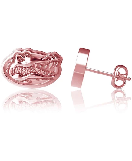 Женские серьги-пусеты Dayna Designs Gators, розовое золото