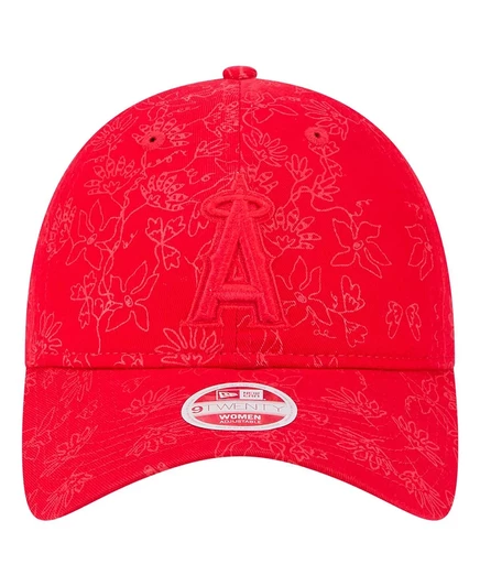 Женская кепка New Era 9TWENTY Los Angeles Angels, красная
