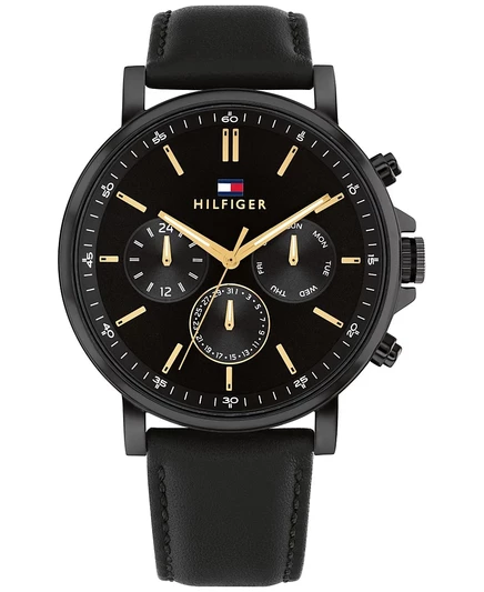 Мужские наручные часы Tommy Hilfiger Multifunction, 44 мм, черные