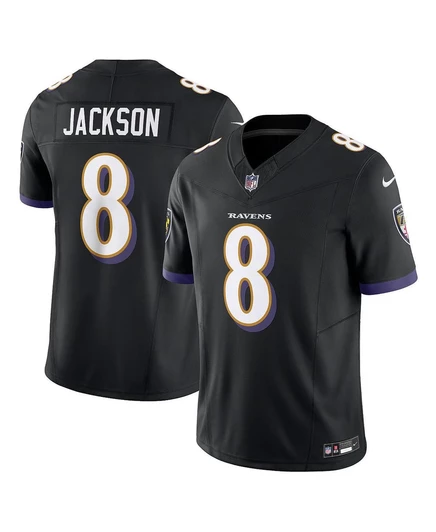 Мужская футболка Lamar Jackson Baltimore Ravens Vapor F.U.S.E. Limited black