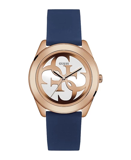 Женские часы Guess U0911L6, 40 мм, силикон, синие