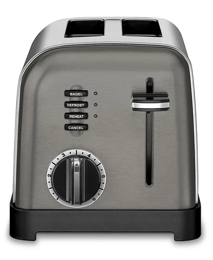 Тостер Cuisinart CPT-160, 2 ломтика, черный/стальной