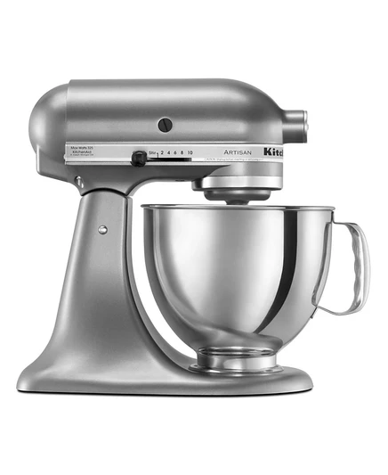 Кухонный миксер KitchenAid Artisan 4,7 л, серебристый