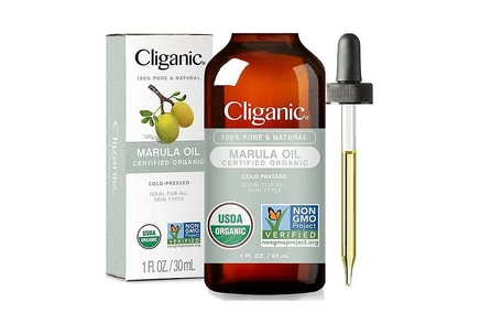 Органическое масло марулы Cliganic - 2 унции без цвета