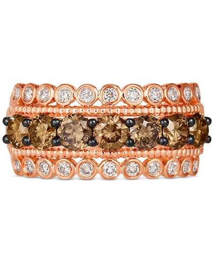 Кольцо и серьги Le Vian Chocolate & Nude из 14K, розовое золото