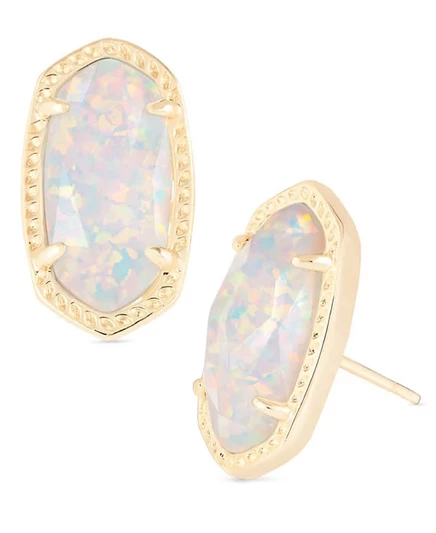 Овальные серьги-гвоздики с позолотой 14 карат от Kendra Scott