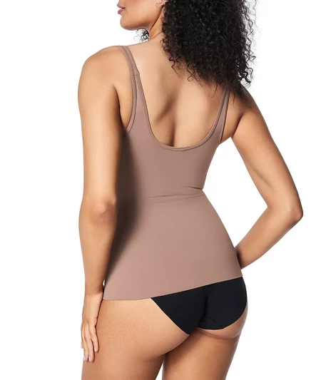 Женская повседневная бесшовная облегающая майка SPANX cafe au la