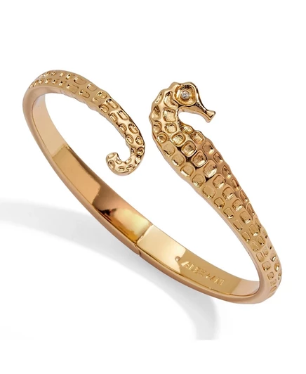 Женский браслет-кафф Alex and Ani Seahorse