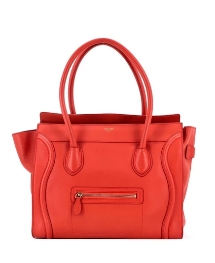 Женская сумка Pre-Owned Celine Luggage Medium, красная