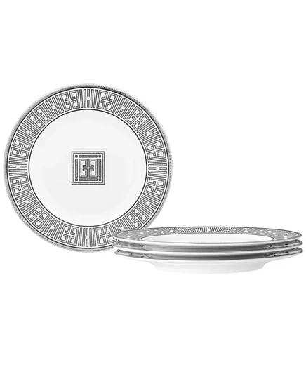 Набор тарелок Noritake Infinity Graphite 4 шт, графитовый