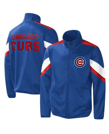 Мужская куртка G-III Sports by Carl Banks Chicago Cubs на молнии, синяя