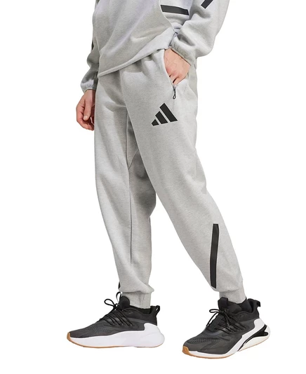 Мужские тренировочные штаны Adidas, флисовые, серые