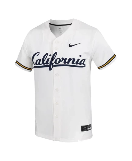 Мужская бейсбольная джерси Nike Cal Bears, белая