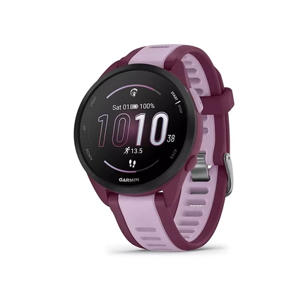 Умные GPS-часы Forerunner 165 Music для бега и фитнеса berry/lilac