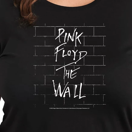 Гибридная одежда Гибридная одежда Модная хлопковая футболка с рисунком Pink Floyd The Wall из хлопка больших размеров black
