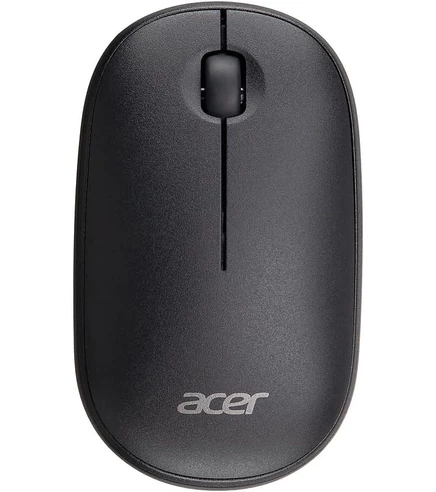 Компьютерная мышь Acer Беспроводная, тонкая беспроводная мышь USB 2.4G (черная) черный