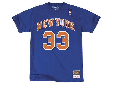 Мужская футболка Patrick Ewing New York Knicks от Патрика Юинга blue