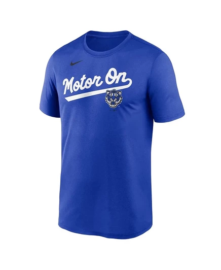 Мужская футболка Nike Royal Detroit Tigers 2025 City Connect с надписью команды Nike Legend Performance royal