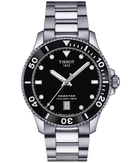 Мужские часы Tissot Seastar 1000 40 мм, стальные