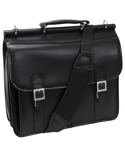 Портфель McKlein Halsted 15″ с двумя отделениями, черный