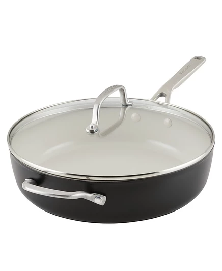 Сотейник KitchenAid 4,7 л с керамическим покрытием, черный