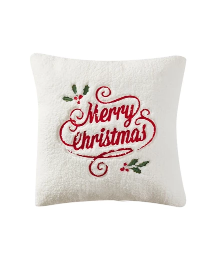 Подушка J.Queen Merry Christmas, 50×50 см, белая