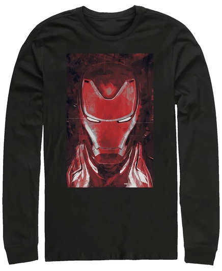 Мужской лонгслив Fifth Sun Avengers Iron Man, черный
