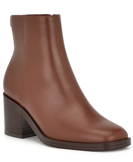 Женские ботильоны Nine West Amatto на каблуке, коричневые